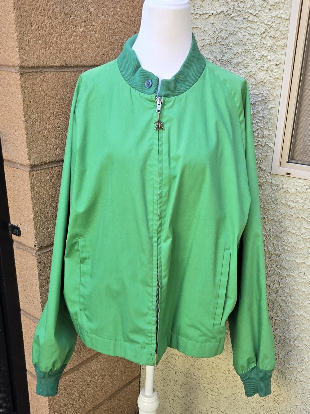 Zero King Vintage Green Women's Bomber Jacket - Lightweight Casual Coat
